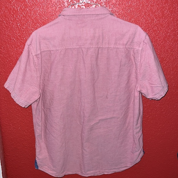 Free Planet Short Sleeve Button Down Large Shirt - Picture 3 of 4